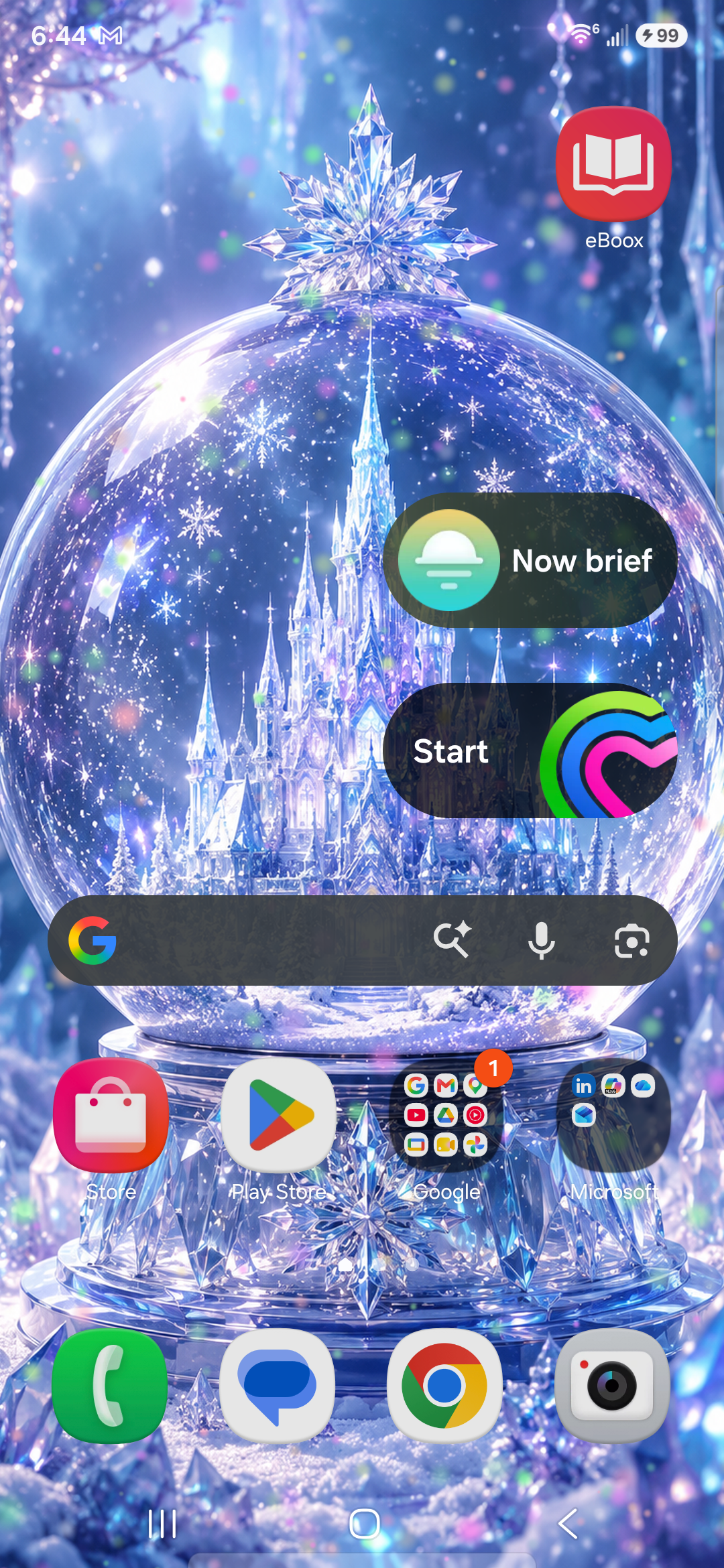 Crystal Castle Snow Globe screenshot 4