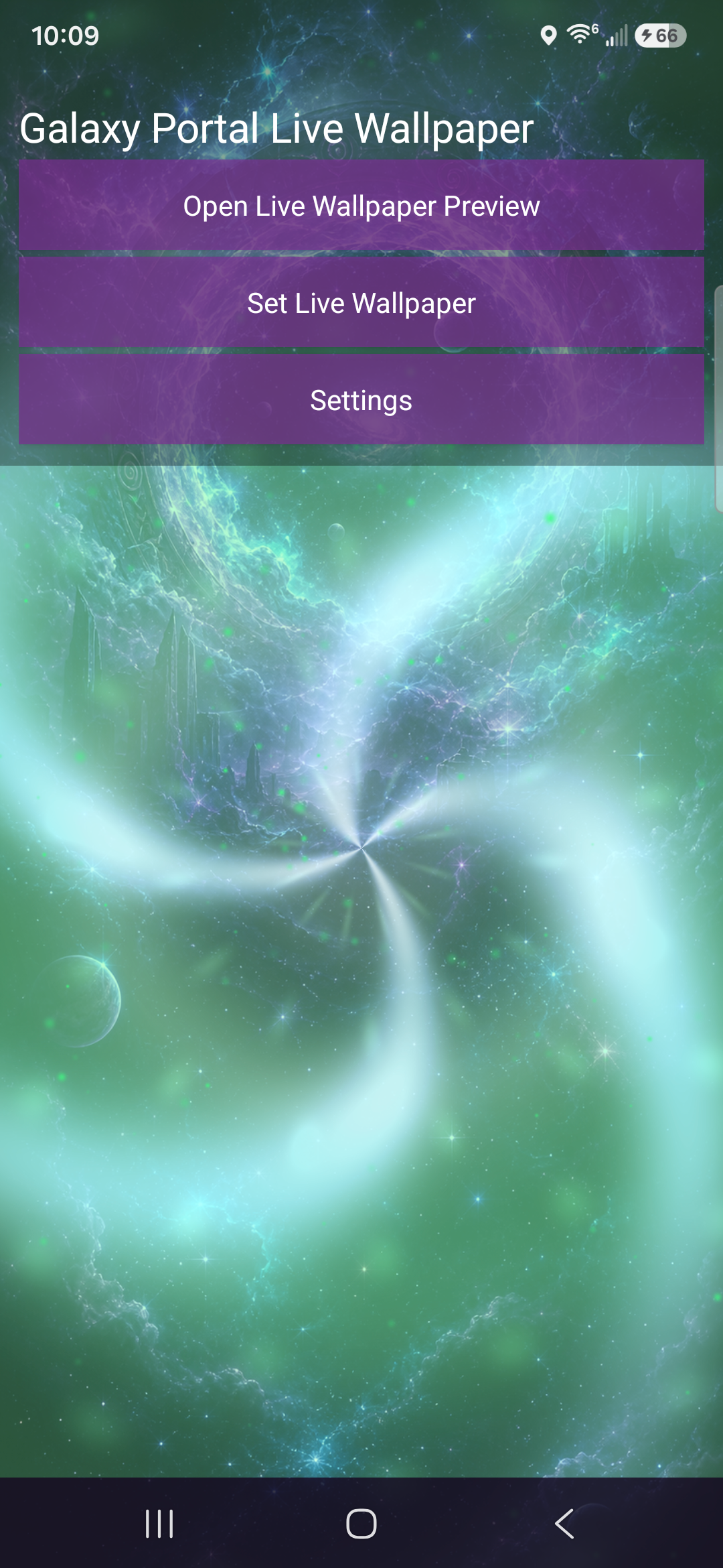 Galaxy Portal screenshot 1