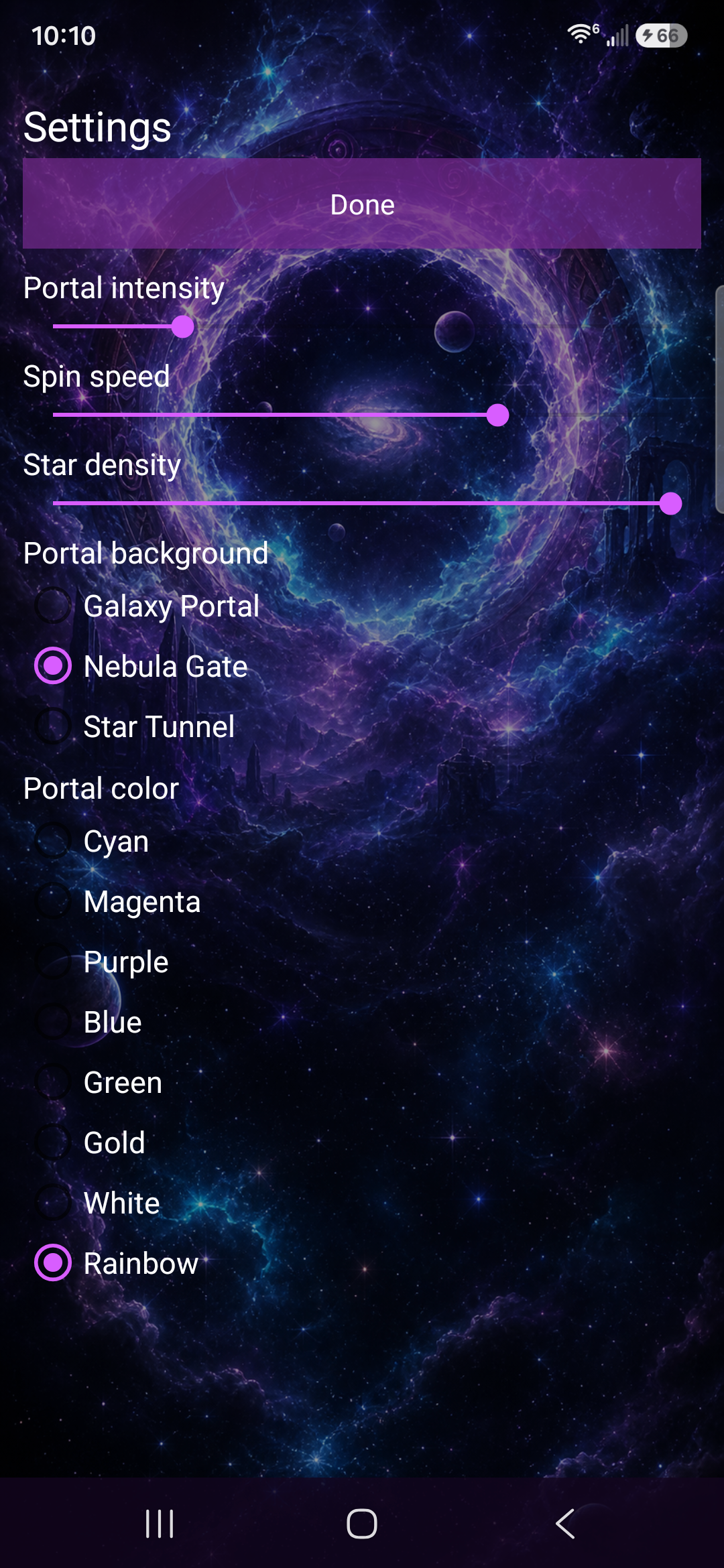 Galaxy Portal screenshot 2