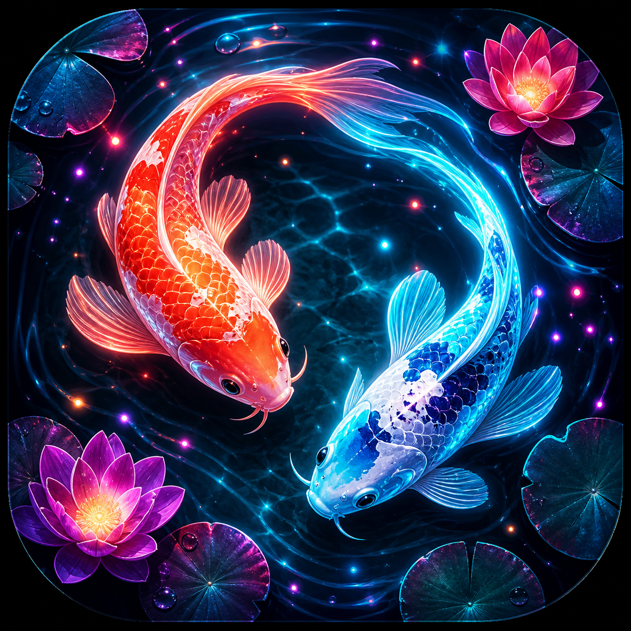 Neon Koi Pond icon